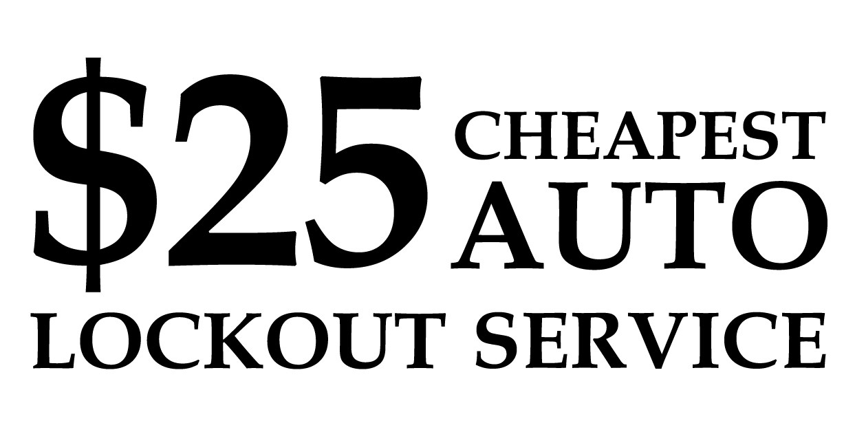 25 Dollar Cheapest Auto Lockout Service logo