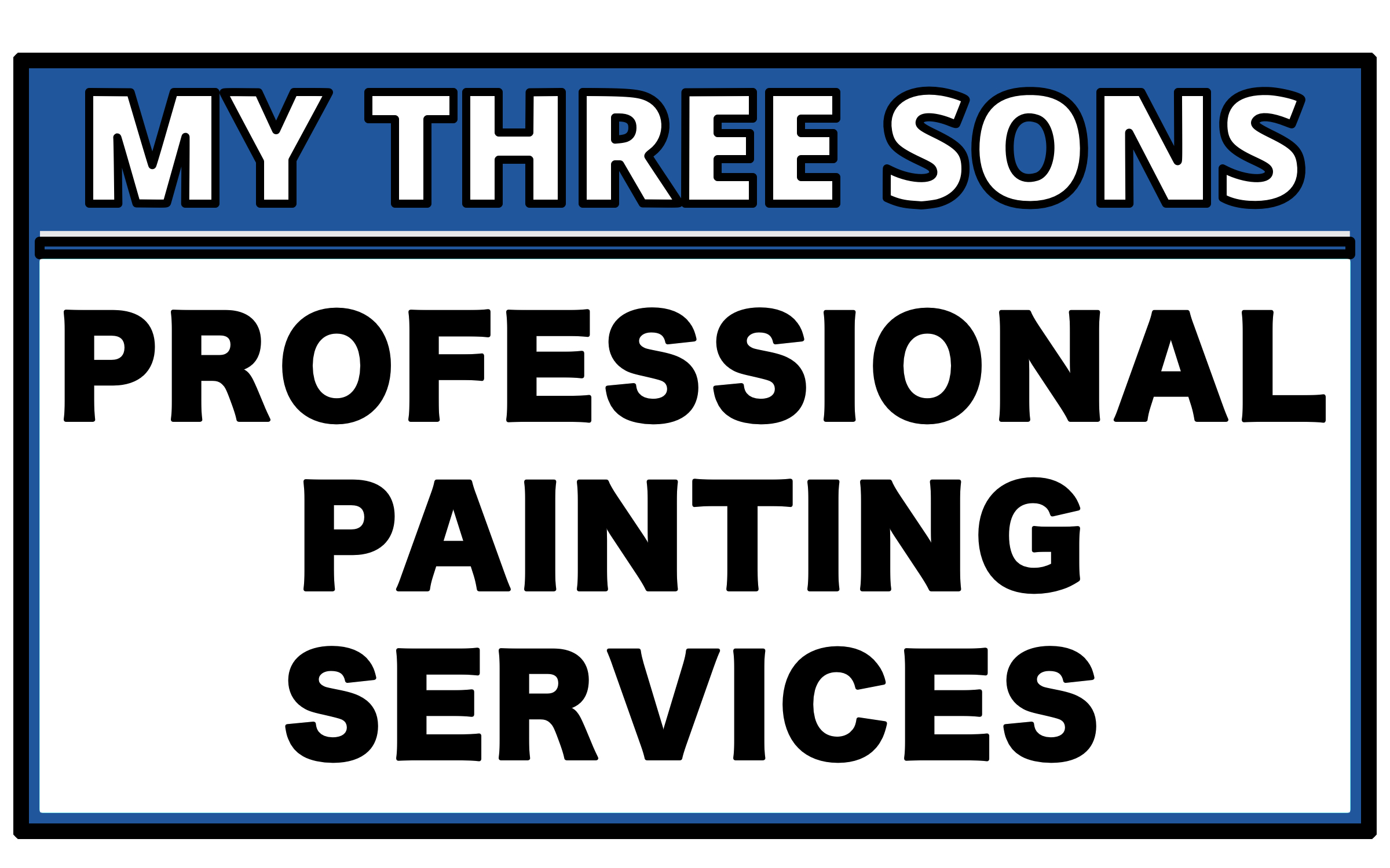 My Three Sons Professional Painting logo
