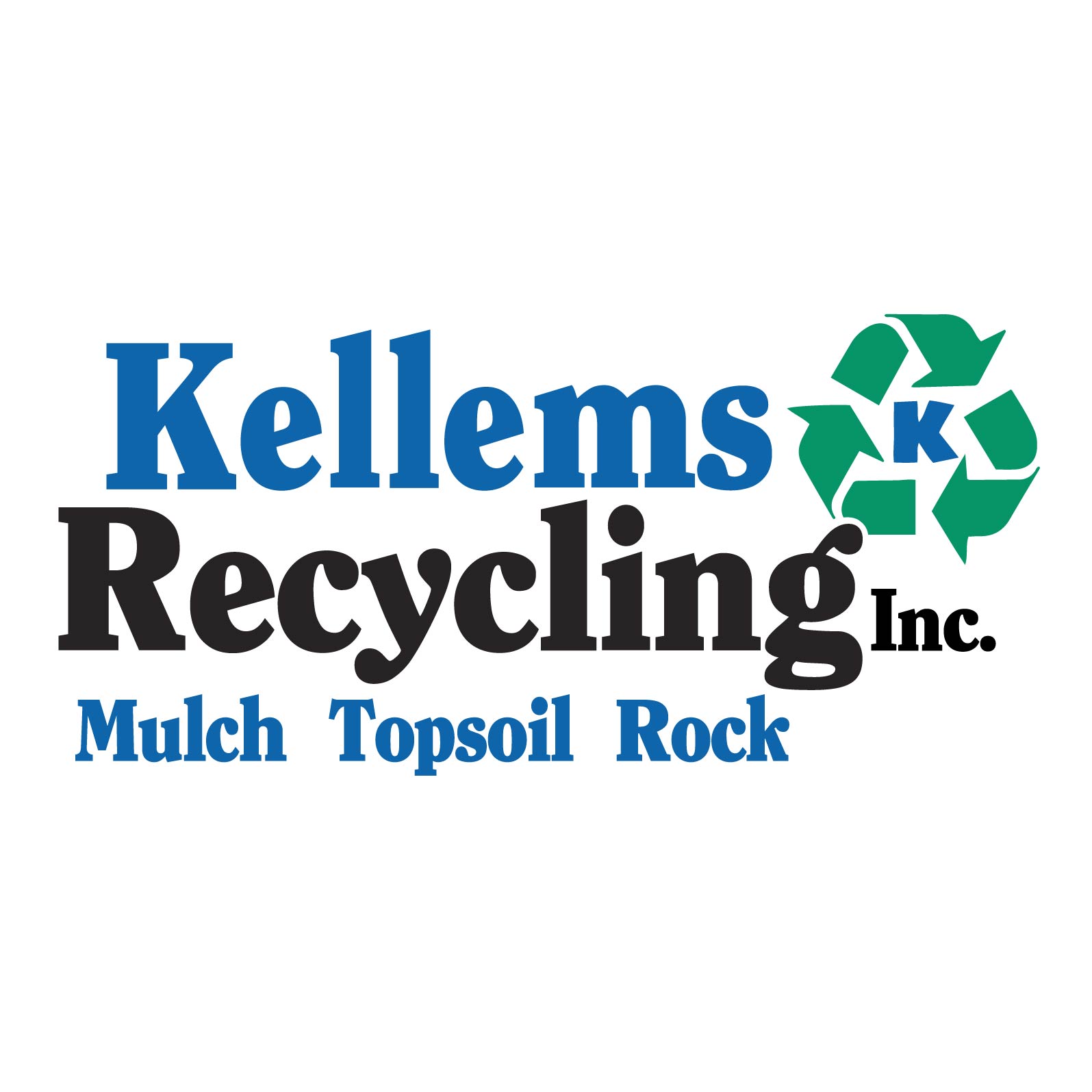 Kellems Recycling Mulch, Topsoil & Rock logo