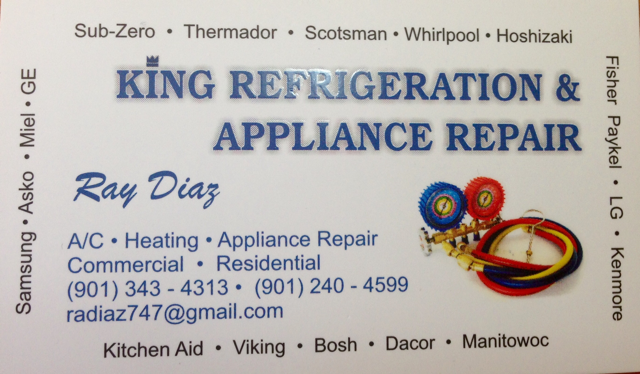 King Refrigeration & Appliance Repair logo