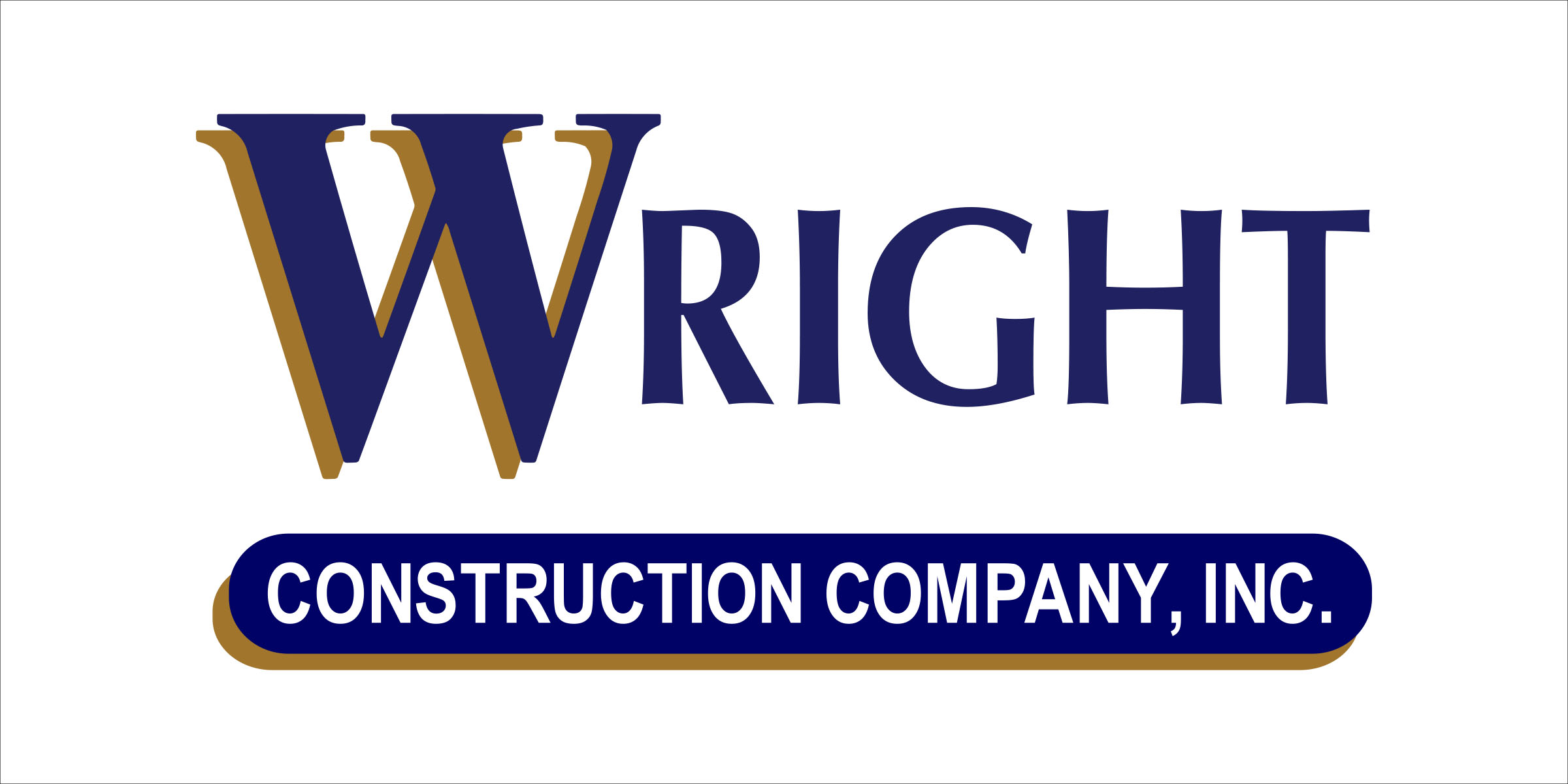 Logo for WRIGHT CONSTRUCTION CO