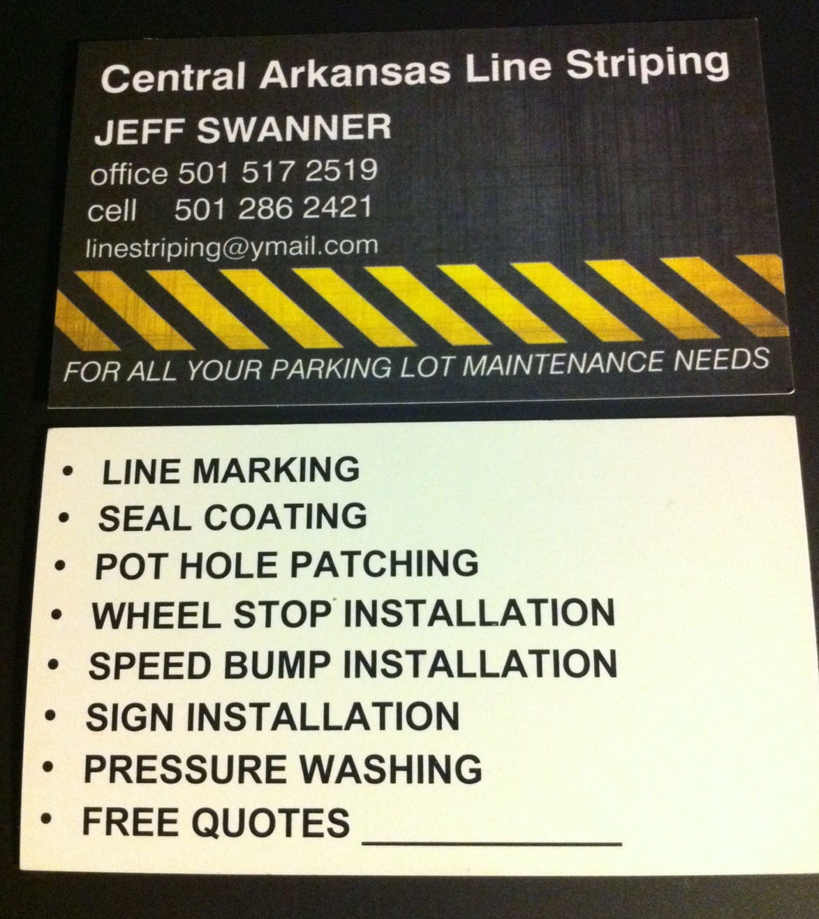 Central Arkansas Line Striping logo