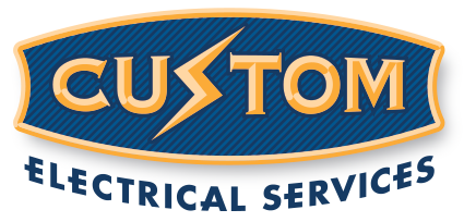 Logo for custom electrical services