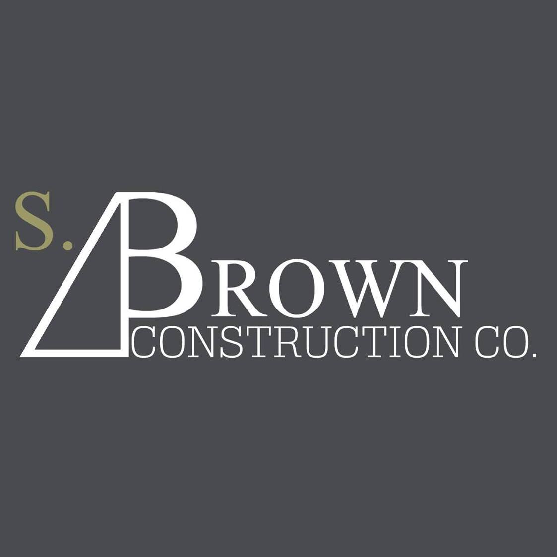 Logo for S. BROWN CONSTRUCTION