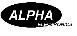 Logo for ALPHA ELECTRONICS