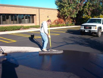 Seal Pro's Asphalt Maintenance logo