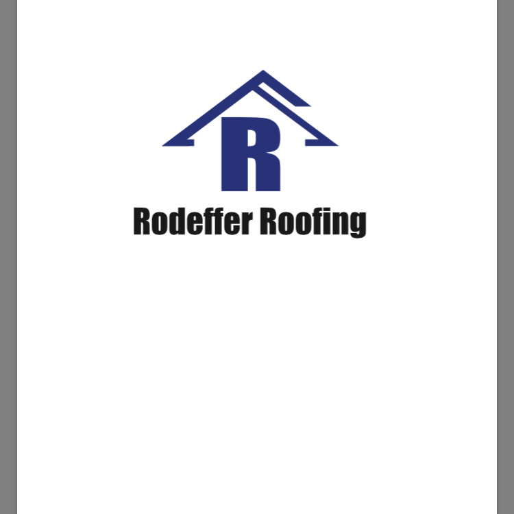 Logo for Rodeffer Roofing INC