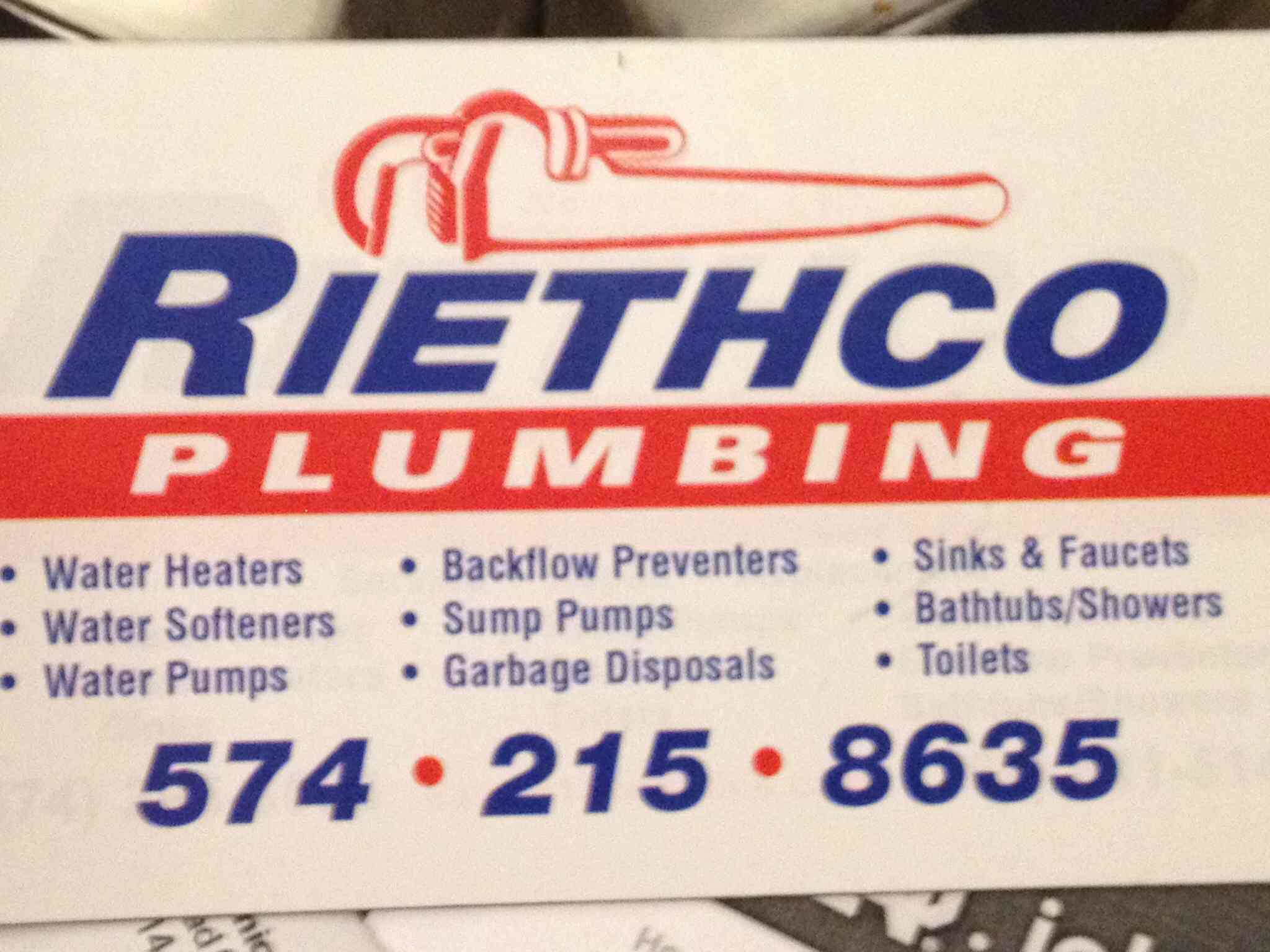 Riethco Plumbing logo