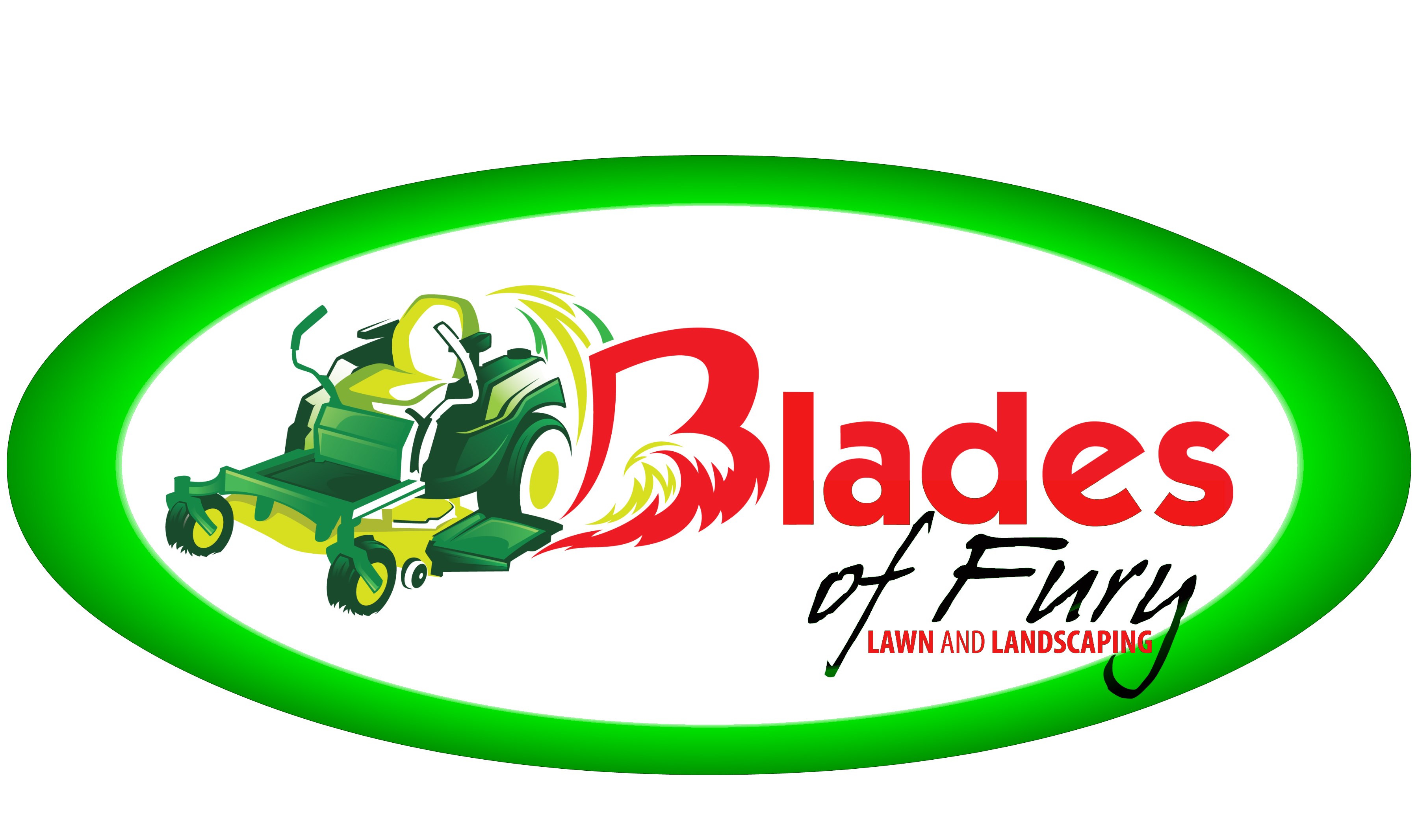 Blades of Fury Lawn and Landscaping logo