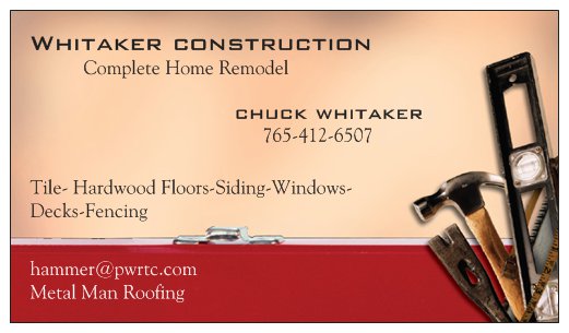 Whitaker Construction logo