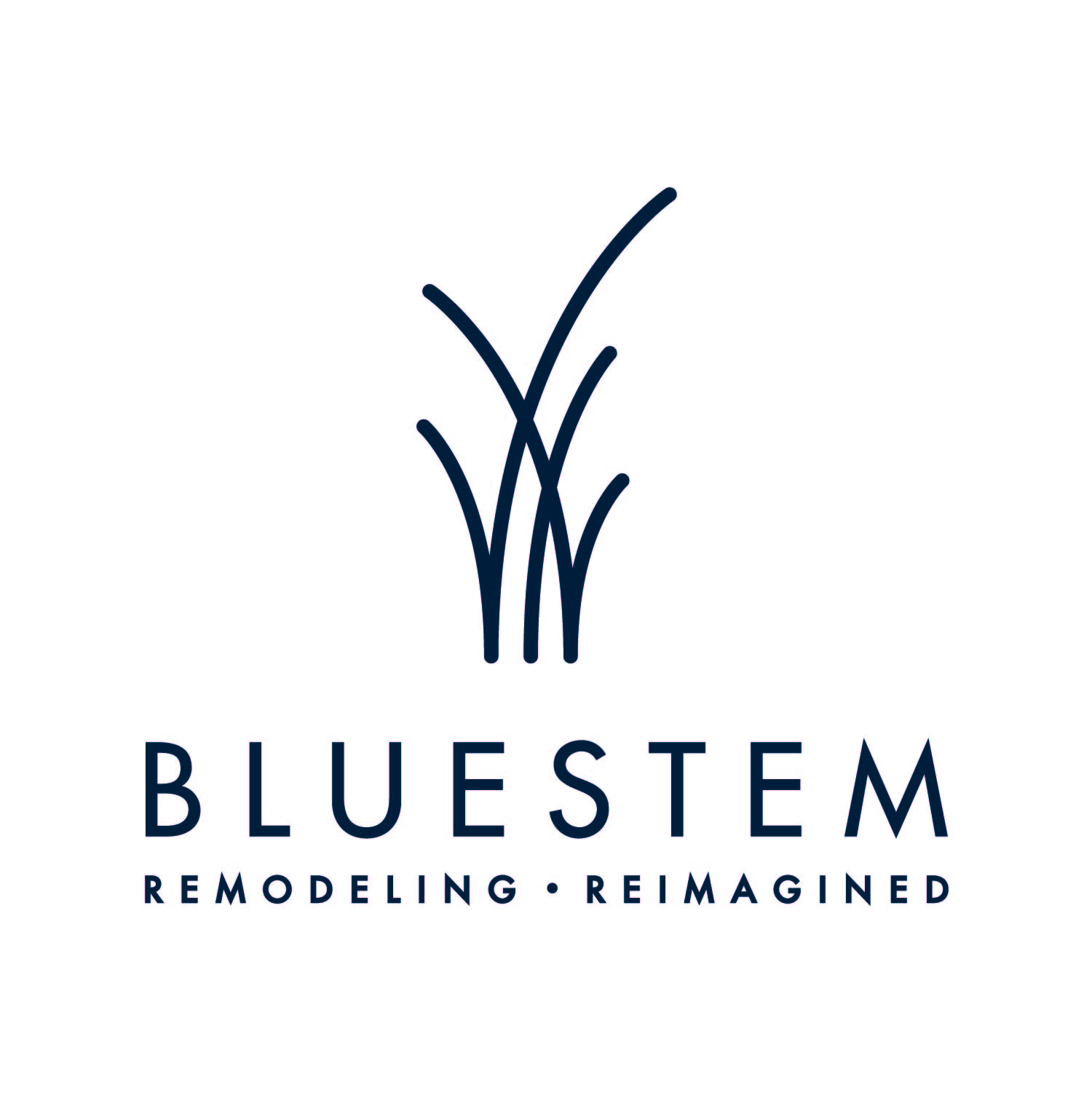 Logo for BLUESTEM CONSTRUCTION