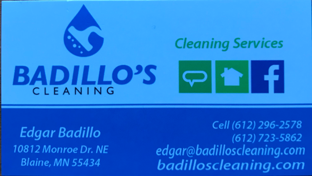 Logo for BADILLO'S CLEANING LLC