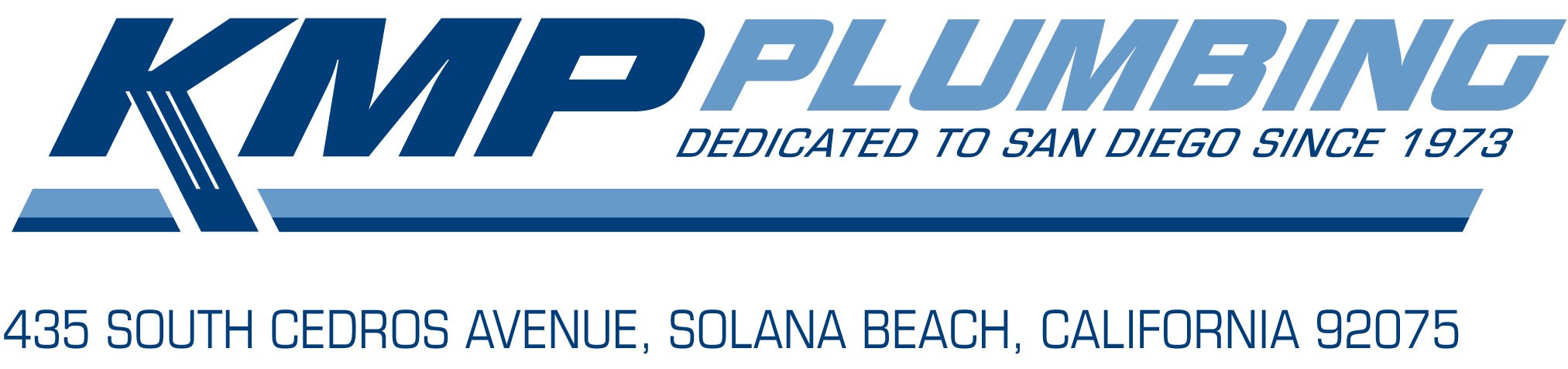 KMP PLUMBING logo