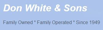 DON WHITE & SON logo