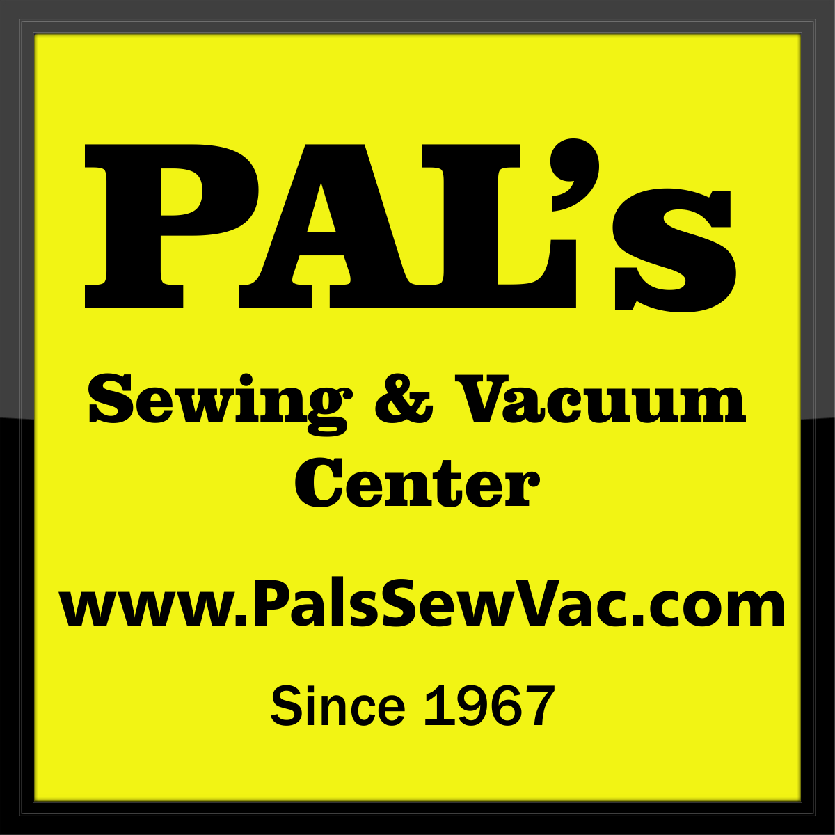Pal's Vacuum and Sewing Center logo