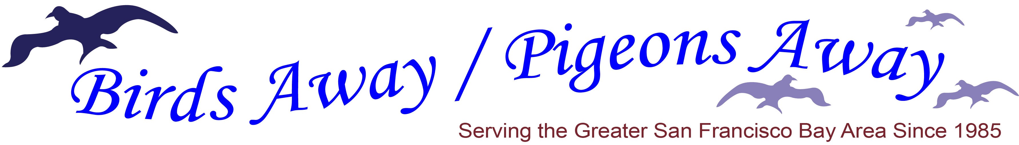 BIRDS AWAY / PIGEONS AWAY logo