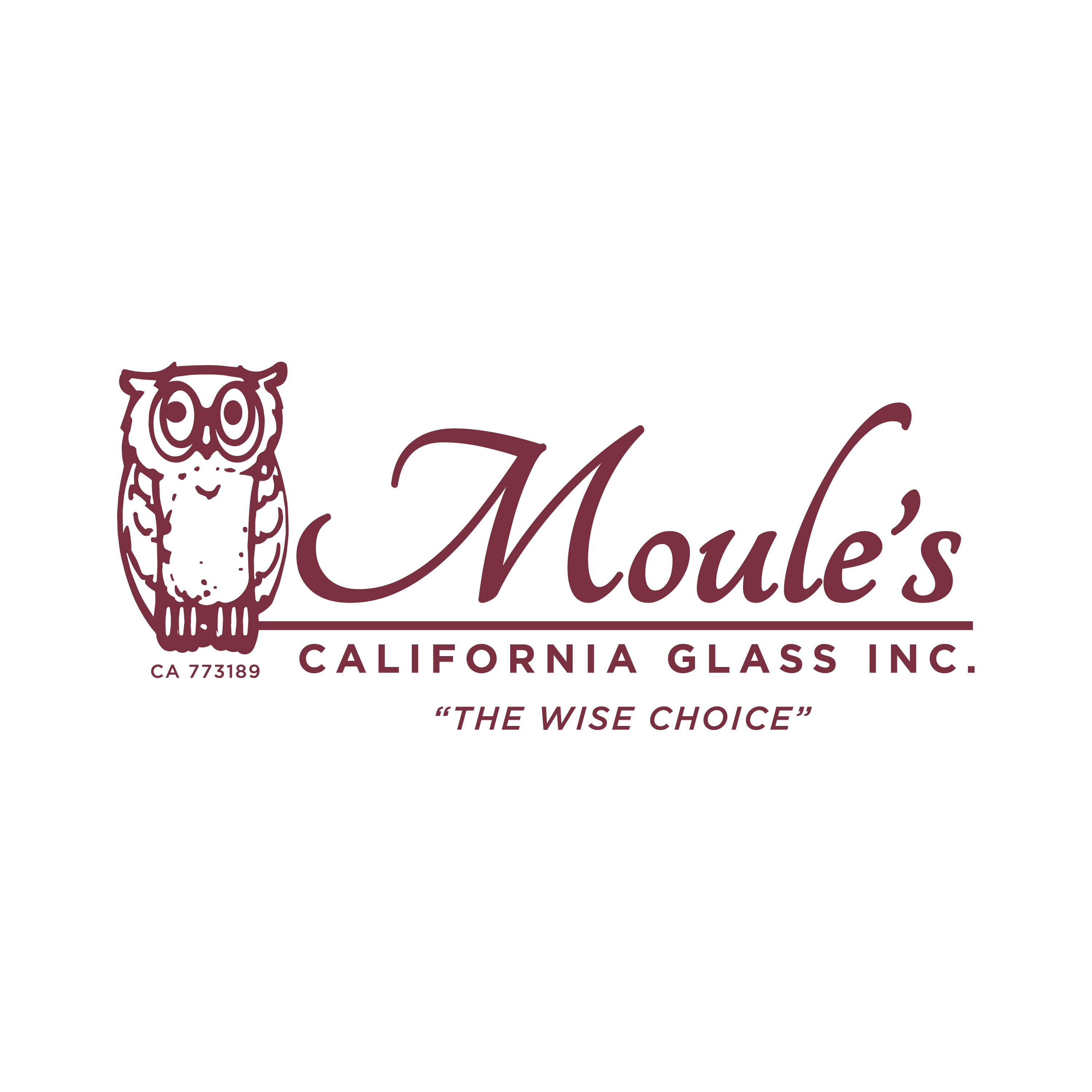 MOULE'S CALIFORNIA GLASS, INC. logo