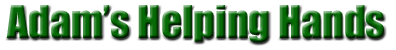 Adam's Helping Hands logo