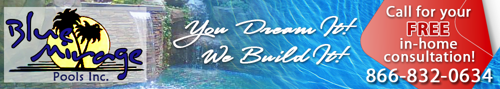 Logo for Blue Mirage Pools