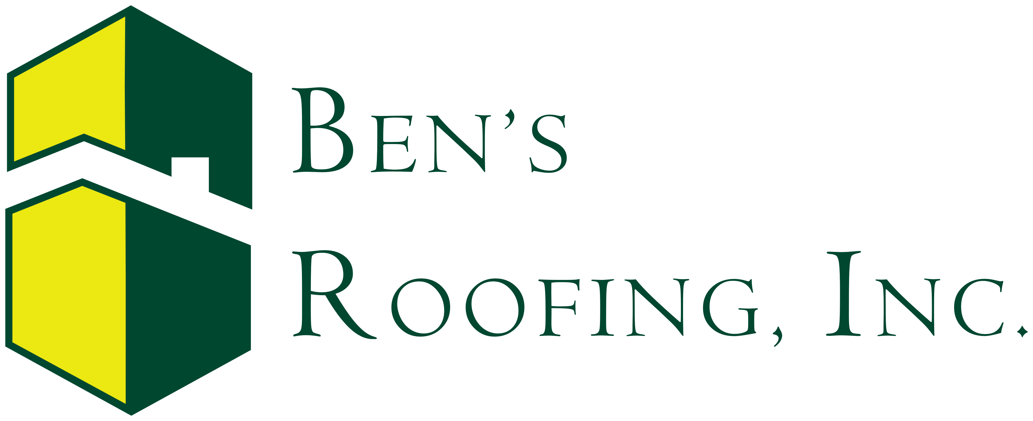 Ben's Roofing Inc logo