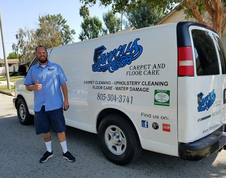 Logo for Famous Carpet and Floor Care