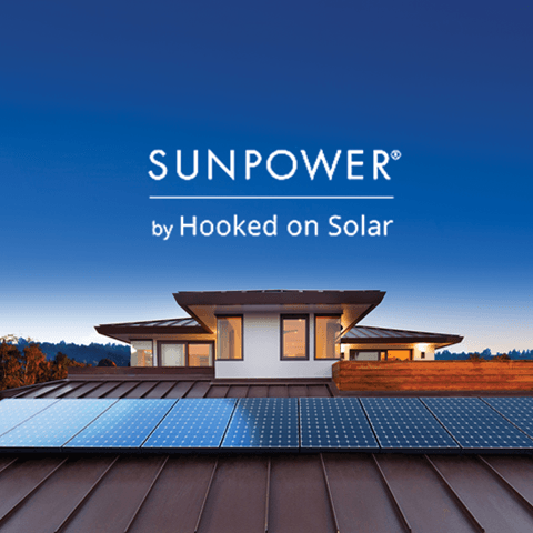 SunPower by Hooked On Solar-Lincoln logo