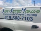 Logo for Super Steam Man Carpet Cleaning