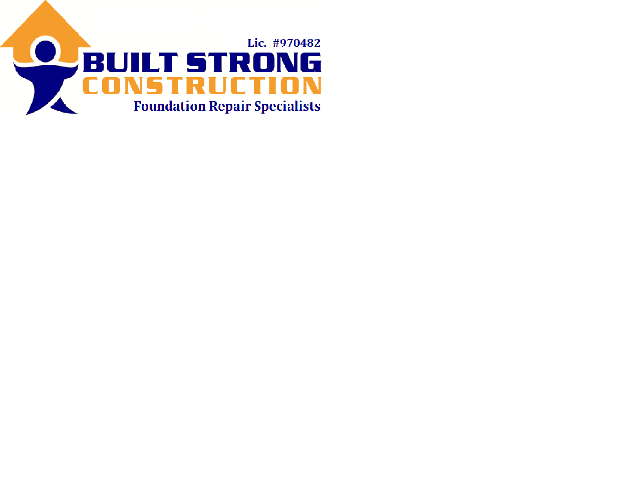 Logo for Built Strong Construction