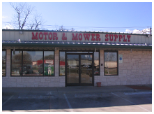 Logo for MOTOR AND MOWER SUPPLY