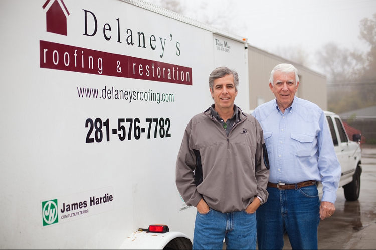 Logo for DELANEY'S ROOFING & RESTORATION