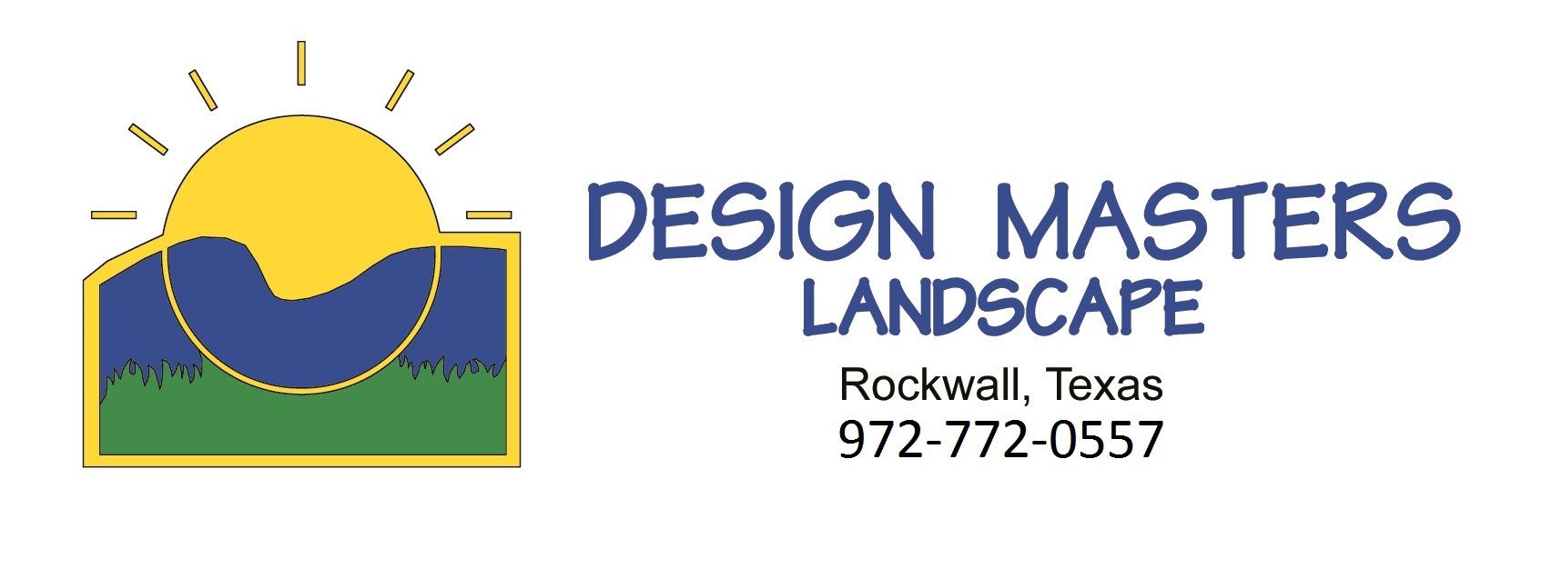 DESIGNS MASTERS LANDSCAPING logo