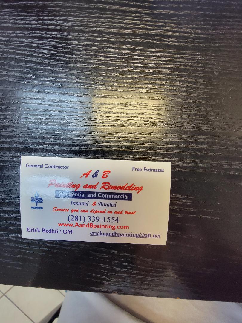 A&B Painting and Remodeling logo
