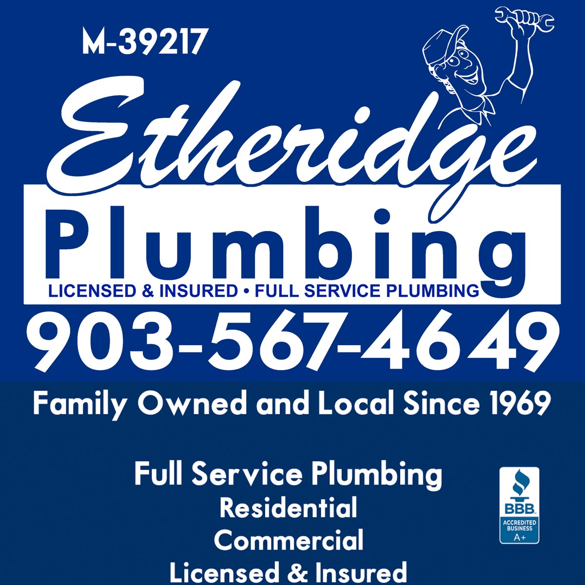 Logo for Etheridge Plumbing