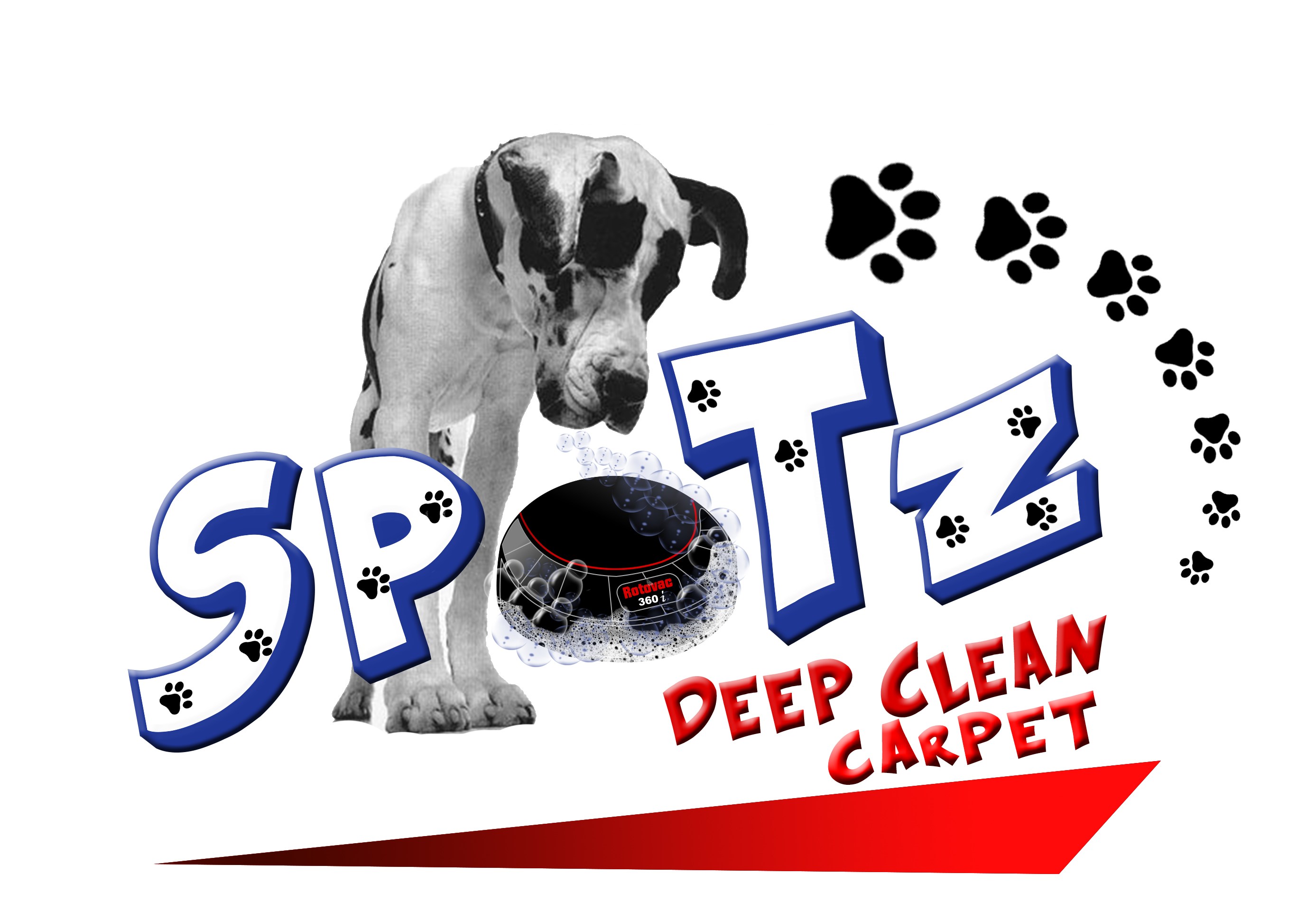 Logo for Spotz deep cleaning carpet 