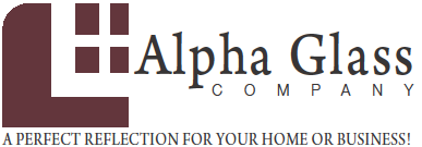 Alpha Glass Company logo