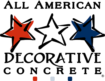 All American Decorative Concrete D/FW logo