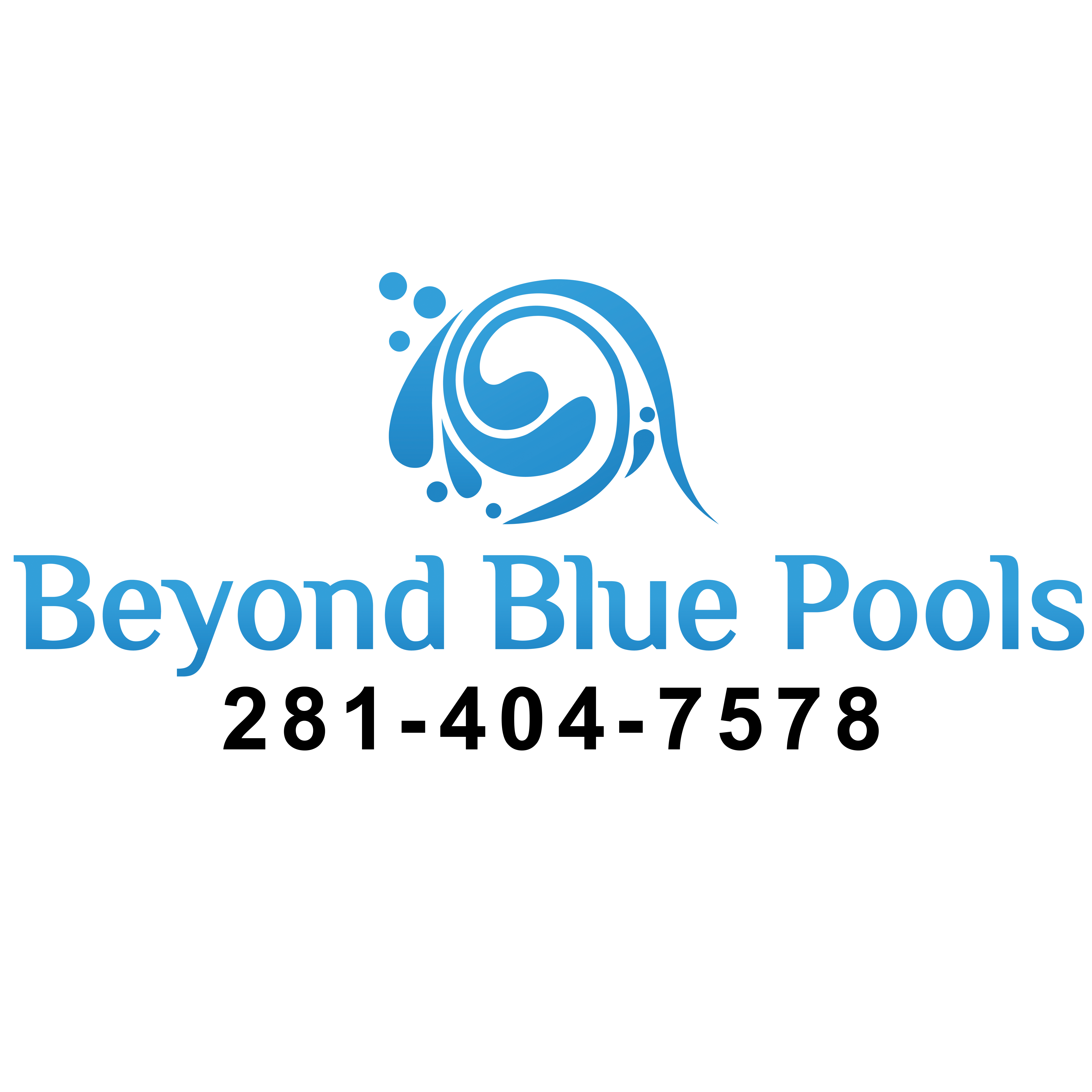 Logo for Beyond Blue Pools