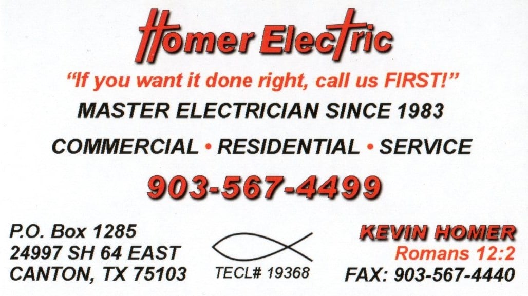 Logo for Homer Electric