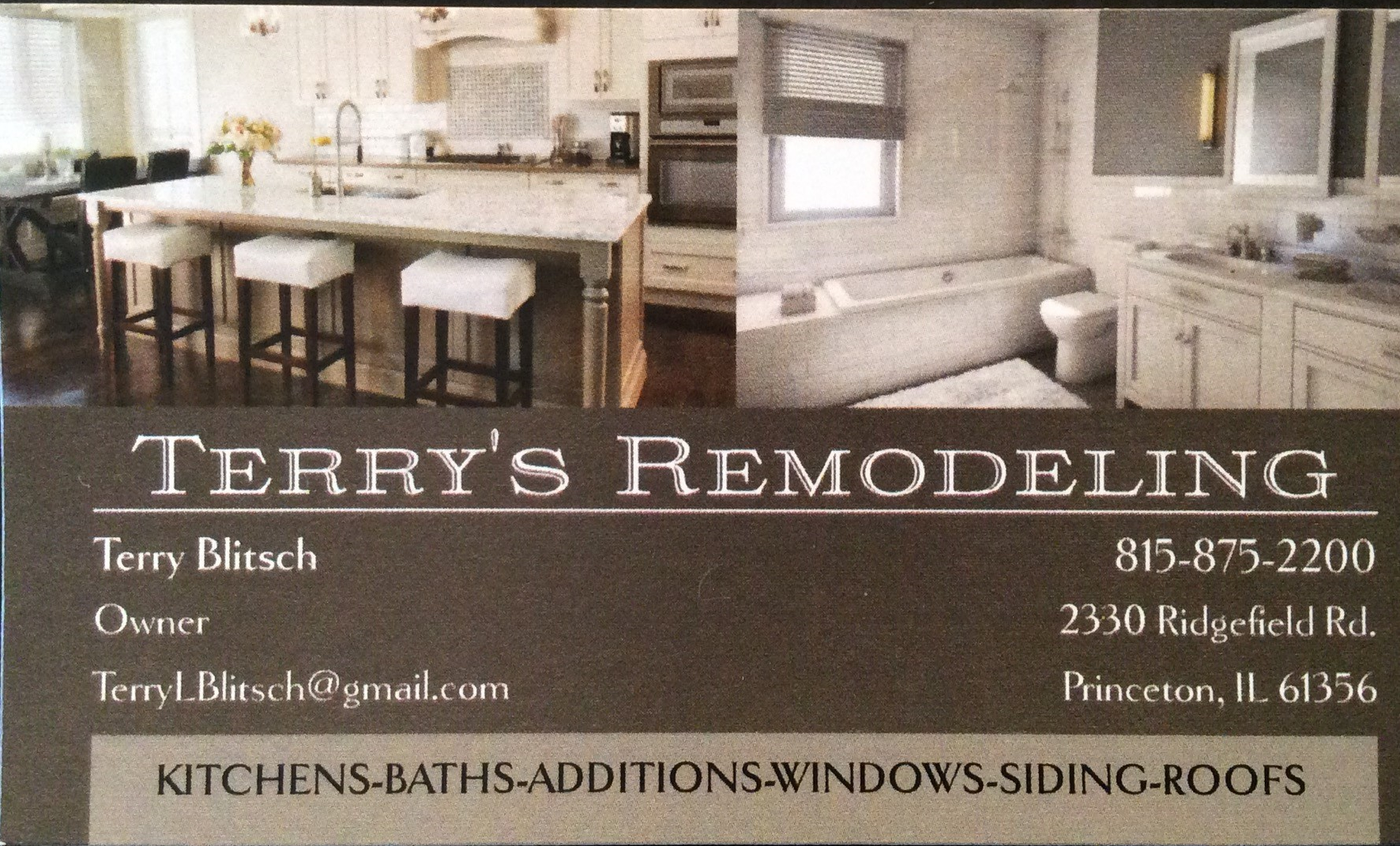 Terry's Remodeling logo