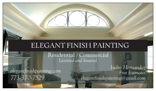 elegant finish painting logo