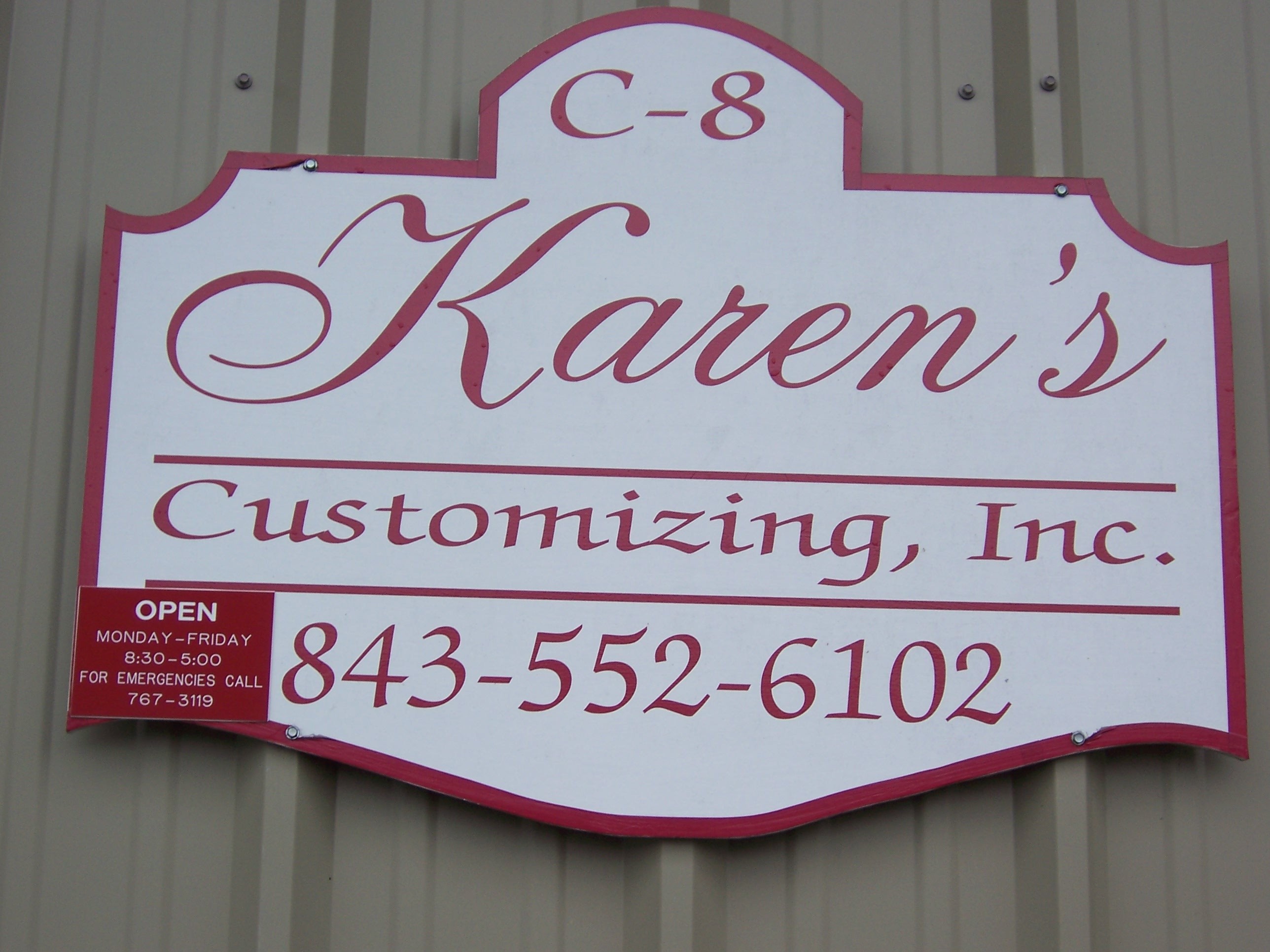 Karen's Customizing, Inc. logo