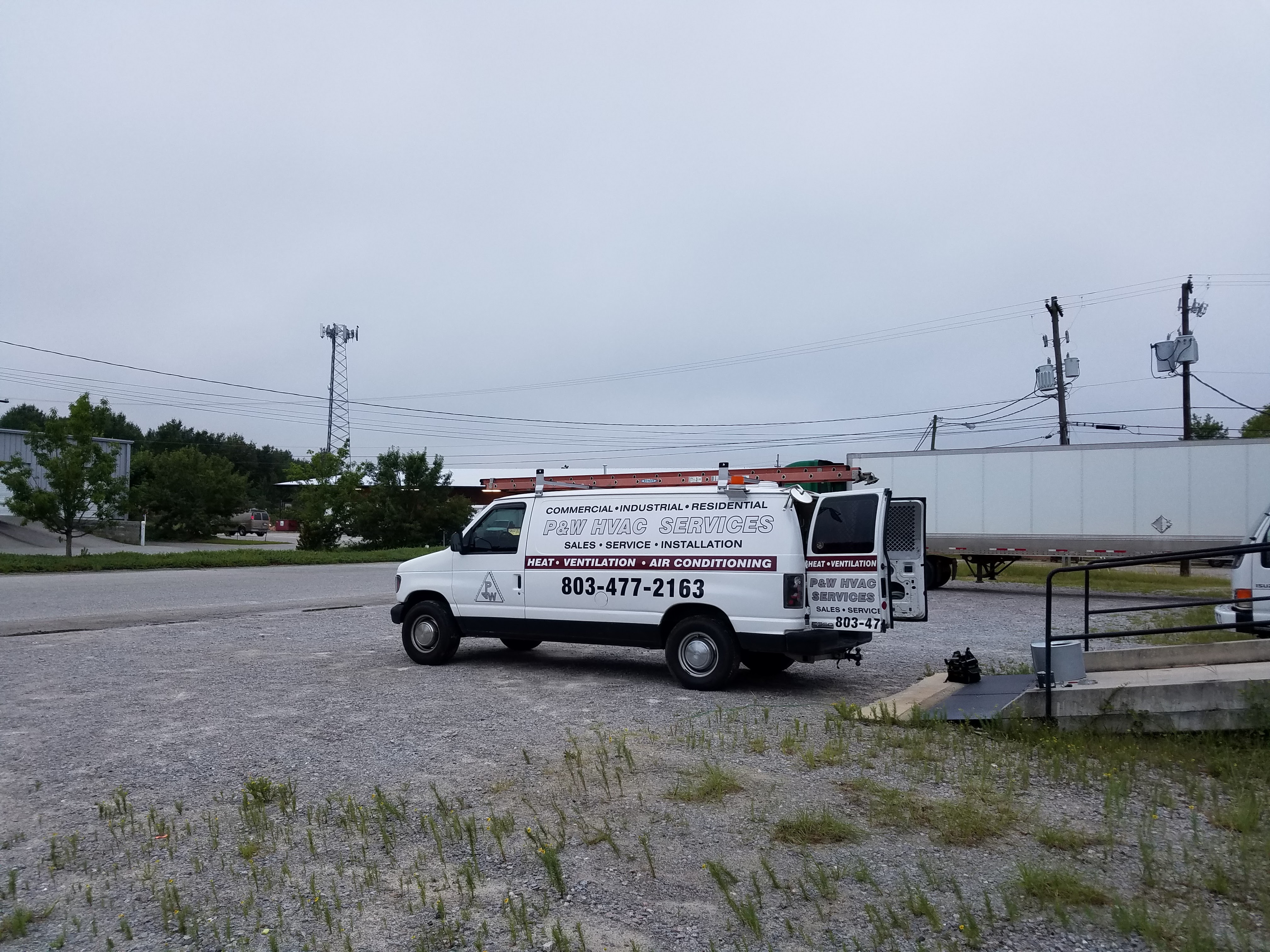 Logo for P & W HVAC Services