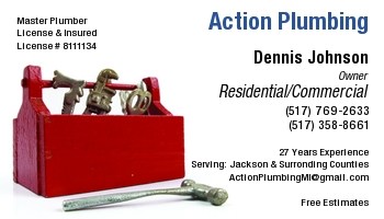 Logo for Action Plumbing