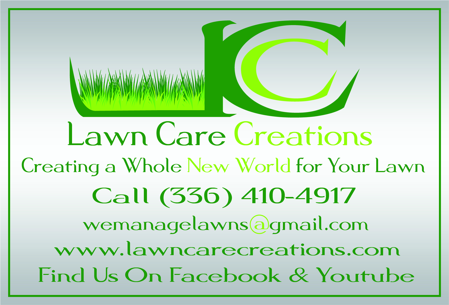Logo for Lawn Care Creations