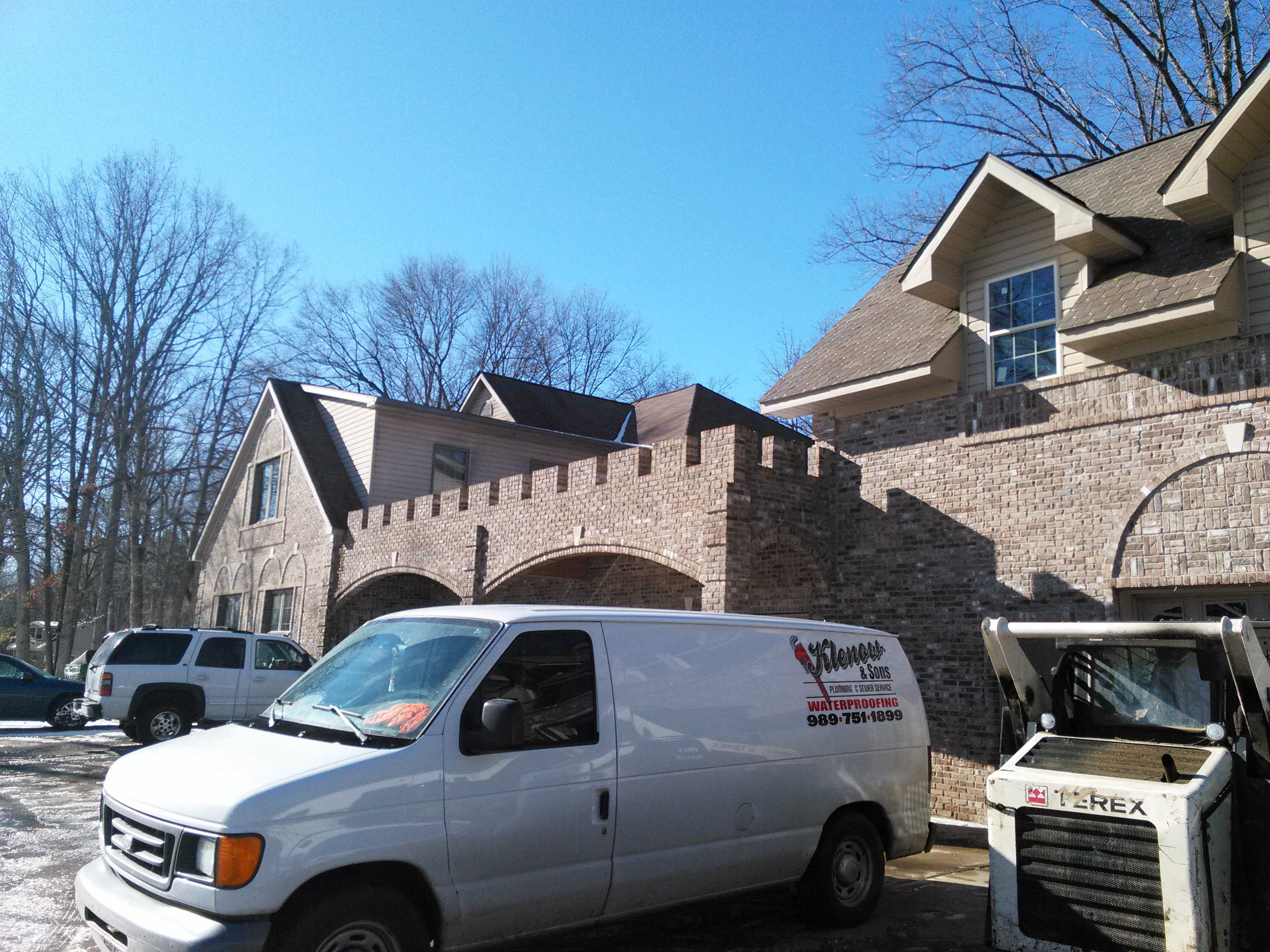 Logo for klenow&sons plumbing&sewer service