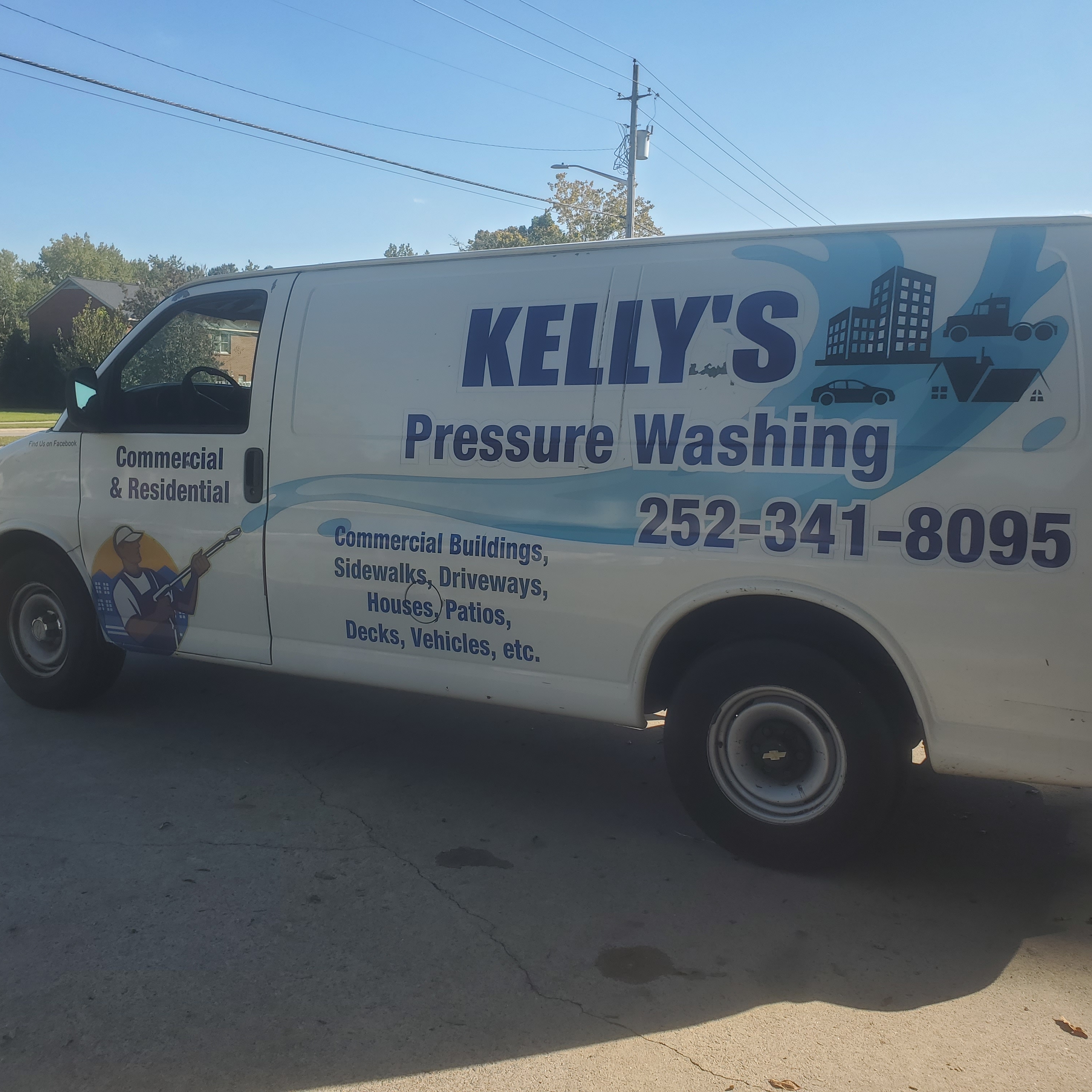 Logo for Kelly's Pressure Washing