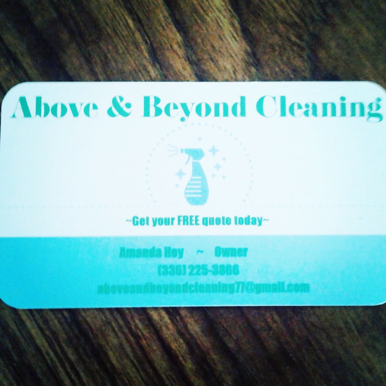 Logo for Above and Beyond Cleaning Services