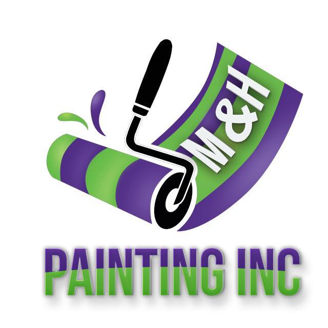 Logo for M&H painting inc