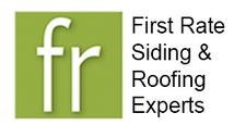 First Rate Siding & Roofing logo