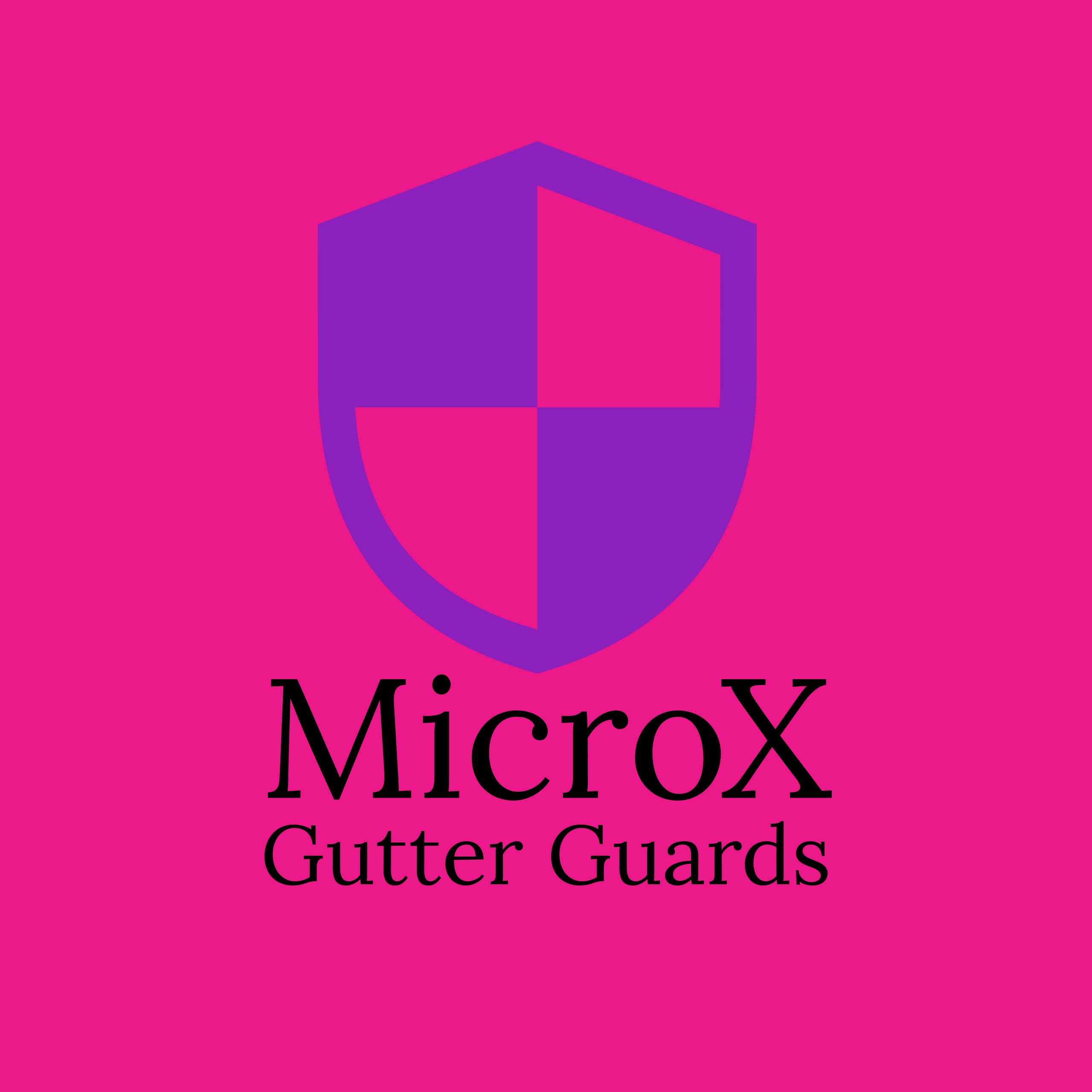 Logo for MicroX Gutter Guards Inc